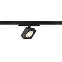LED 3-Phasen Strahler EURO CUBE 2 L, eckig, 40°, 21W, IP20, DALI dimmbar, 4000K, schwarz