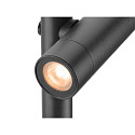 SLV Outdoor LED-Stehleuchte HELIA SLIM POLE SINGLE, IP65 IK03, Erdspie�-Stativ + Steckerkabel, 6W 2200K 500lm 38�, schaltbar