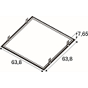 SLV Einbaurahmen f�r LED PANEL P und PAVANNO, 60cm, wei�