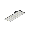 LED 3-Phasen Leuchte TRACK PANEL, 120°, 40W, 3000/4000K, 6600/12000lm, IP20, schwarz