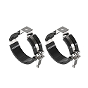 Montagezubehör für LED Feuchtraumleuchte TUBULAR P, Halterung, 2 Stück, silber/schwarz 