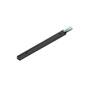 LED Notlichtmodul EASYLIGHT 1000 LED Lichtbandsystem, 3W, 5000K, 450lm, IP20, nicht dimmbar, schwarz