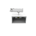 LED 3-Phasen Strahler TRACKSPOT P SQ, eckig, 50°, 12W, 4000K, 2006/6696lm, IP20, weiß