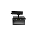 LED 3-Phasen Strahler TRACKSPOT P SQ, eckig, 50°, 12W, 4000K, 2006/6696lm, IP20, schwarz