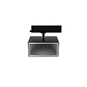 LED 3-Phasen Strahler TRACKSPOT P SQ, eckig, 50°, 12W, 4000K, 2006/6400lm, IP20, DALI dimmbar, schwarz