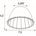 SLV Reflektor f�r LED Strahler EASYLIGHT, 24�, silber