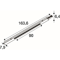 SLV 3-Phasen Stromschiene EASYLIGHT, 150cm, DALI, wei�