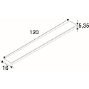 SLV LED Pendelleuchte WORKLIGHT P LINE, 120cm, 27W, 3000/4000K, 3500/6900lm, IP20, DALI dimmbar, schwarz