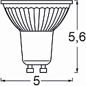 SLV LED Smart Leuchtmittel PAR16, 100�, GU10, 4,9W, RGBW, 300lm, Zigbee, Apple, Google, Alexa, IP20, klar
