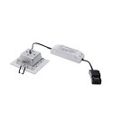 SLV LED Einbauleuchte FRAME BASIC LED SET Downlight, 9,4W, SMD LED, 3000K, 90�, inkl. Treiber, Clipfedern, wei�
