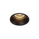 Deckeneinbauleuchte HORN GU10 Downlight, rund, max. 50W, Clipfedern, schwarz