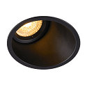 Einbauleuchte HORN-A GU10, 1xGU10, 230V, Clipfedern, schwarz