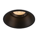 Einbauleuchte HORN-O, 1xGU10, 230V, Clipfedern, schwarz