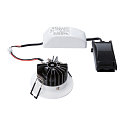 SLV Outdoor LED Einbau-Downlight PATTA-I ROUND, IP65, 11W 3000K 910lm 38�, dimmbar, inkl. Treiber, wei�