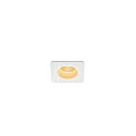 Outdoor LED Einbau-Downlight PATTA-F SQUARE, r�ckversetzt, IP65 IK02, dimmbar, inkl. Treiber, 12W 3000K 860lm 38�, wei�