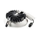 SLV LED Decken-Einbauleuchte OCCULDAS 23, indirekt, IP20 IK02, 700mA, 23W 3000K 1500lm 120�, inkl. Treiber, dimmbar, wei�