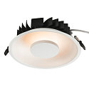 SLV LED Decken-Einbauleuchte OCCULDAS 23, indirekt, IP20 IK02, 700mA, 23W 3000K 1500lm 120�, inkl. Treiber, dimmbar, wei�
