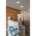 SLV LED Decken-Einbauleuchte OCCULDAS 23, indirekt, IP20 IK02, 700mA, 23W 3000K 1500lm 120�, inkl. Treiber, dimmbar, wei�