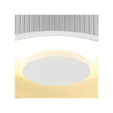 SLV LED Decken-Aufbauleuchte OCCULDAS 23, indirekt, IP20, 700mA, 24W 3000K 1500lm 120�, inkl. Treiber, dimmbar, wei�