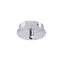 Ceiling canopy FITU 1, round, incl. strain relief, chrome