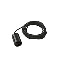 SLV Pendelleuchte FITU PD, E27, L�nge 9.1cm, Pendel 500cm, mit offenem Kabelende, Schwarz