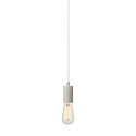 SLV Pendelleuchte FITU PD, E27, L�nge 9.1cm, Pendel 500cm, mit offenem Kabelende, Wei�