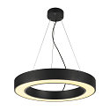 LED Pendelleuchte MEDO RING 60, 33W 3000K 2200lm 105�, dimmbar 1-10V, schwarz