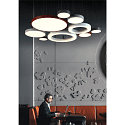LED Pendelleuchte MEDO RING 90, 58W 3000K 3945lm 105�, dimmbar 1-10V, schwarz - Nachfolger verf�gbar (Art.-Nr. 1008595)