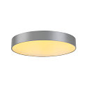 LED Decken-/Pendelleuchte MEDO 60, � 60cm, 38W 3000K 4000lm 105�, dimmbar 1-10V, silbergrau