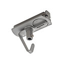 Adapter f�r 1-Phasen HV-Stromschiene, elektrisch, mit Haken, Silbergrau