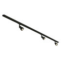 SLV 3er Set 1-Phasen Strahler PURI TRACK, inkl. 3x LED GU10 4.3W 2700K 245lm 40� + 2 Schienen + Zubeh�r, schwarz