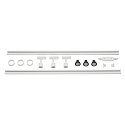 3er Set 1-Phasen Strahler PURI TRACK, inkl. 3x LED GU10 4.3W 2700K 245lm 40� + 2 Schienen + Zubeh�r, wei�