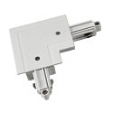 Eckverbinder f�r 1-Phasen HV-Stromschiene,Einbauversion, Schutzleiter innen, wei�