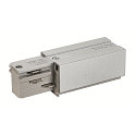 EUTRAC�Einspeiser f�r 3-Phasen HV-Schiene Erde rechts, Einspeiser 2, silbergrau
