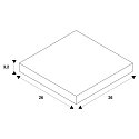  X-Verbinder f�r 3-Phasen HV-Schiene, mit Einspeisem�glichkeit, silbergrau
