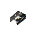 EUTRAC Pendelclip f�r 3-Phasen HV-Schiene, M13 Gewinde, schwarz