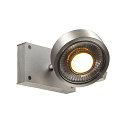 SLV Wand- und Deckenleuchte KALU CW SINGLE QPAR111, 1x GU10 max. 75W, kardanisch, alu geb�rstet