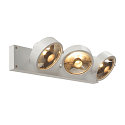SLV Wand- und Deckenleuchte KALU CW TRIPLE QPAR111, 3x GU10 max. 75W, kardanisch, wei�