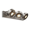 SLV Wand- und Deckenleuchte KALU CW TRIPLE QPAR111, 3x GU10 GU10 max. 75W, kardanisch, Alu geb�rstet