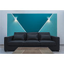 SLV Plaster Wall luminaire PLASTRA CUBE, square, white plaster, G9