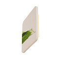 SLV Plaster Wall luminaire PLASTRA SQUARE, square, white plaster, 48 LED, 3000K