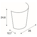 SLV Wandleuchte BASKET E27 60W Glas