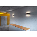 SLV LED Wandleuchte CARISO WL-4 LED, 2x 9W LED, 2700K, schwarz/messing