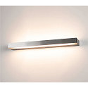 SLV LED Wandleuchte SEDO 14, Up/Down, 59.2cm, 230V / sek. 500mA, SMD 17W 3000K 1300lm, Glas satiniert, Alu geb�rstet