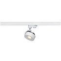 SLV LED 3-Phasen-Strahler KALU TRACK LED PHASE, 13W 3000K 970lm 95�, dimmbar, kardanisch, wei�, CRi>90