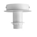 Ceiling luminaire FENDA E27 Ceiling canopy, shade excl., white