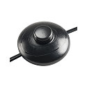 SLV Standleuchte FENDA I, GERADE, H�he 145cm, E27, mit Fu�schalter, ohne Schirm, Aluminium, schwarz