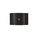 SLV Textil-Schirm FENDA, Zylindrisch, � 45.5cm / H�he 28cm, Schwarz / Kupfer