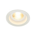 LED Einbauleuchte CONTONE ROUND Downlight, schwenkbar, wei�, IP44