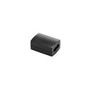 Accessories for EASYTEC II Straight coupler isolated, black